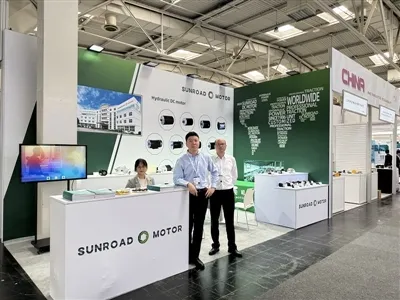 SUNROAD hidrauliskais līdzstrāvas motors HANNOVER MESSE 2024
